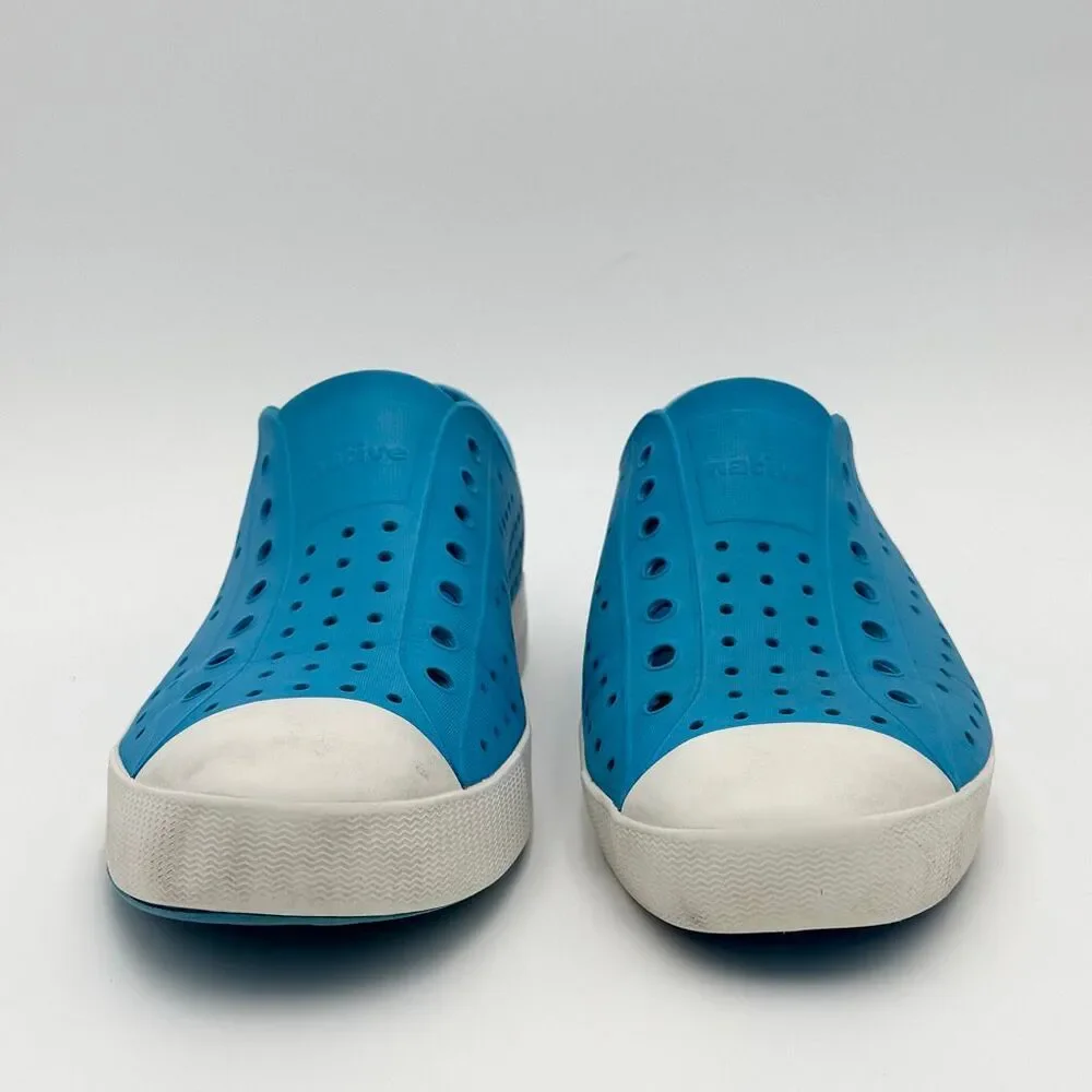 Native Shoes Jefferson Slip On Sandals Ocean Blue - Men’s US 13
